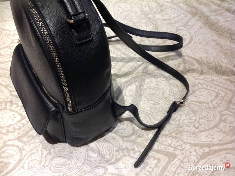 Plecak Czarny Skórzany Damski AMISU Nowa Sól