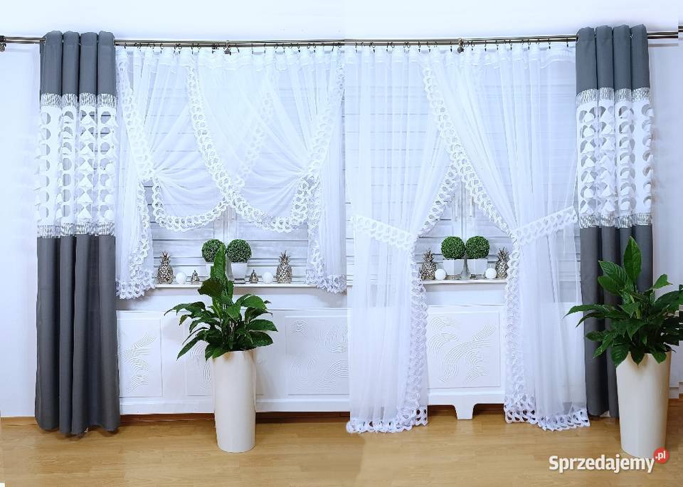 Firana 400x160 Firany do pokoju salonu kuchni Radomsko