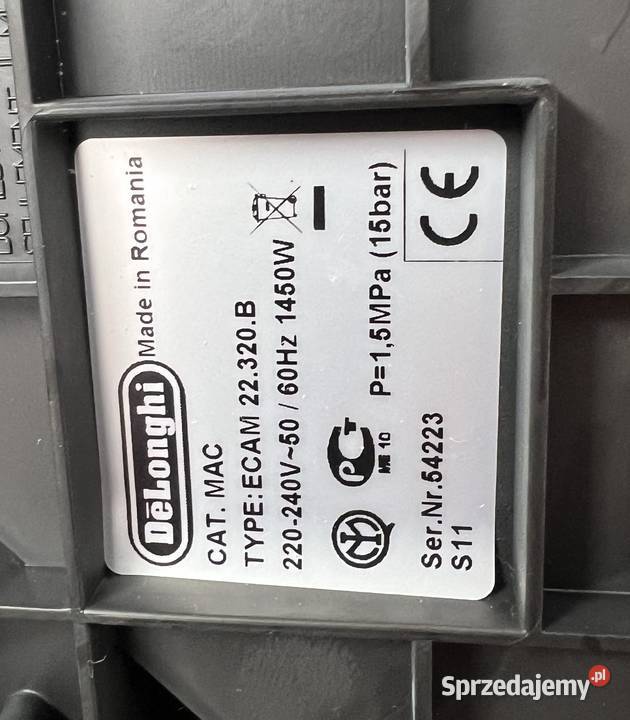 DeLonghi Magnifica S ECAM 22320B ekspres Warszawa