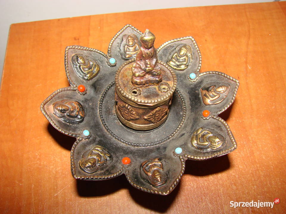 orientalna miedziana podstawka na kadzidełka Pruszcz Gdański sprzedam