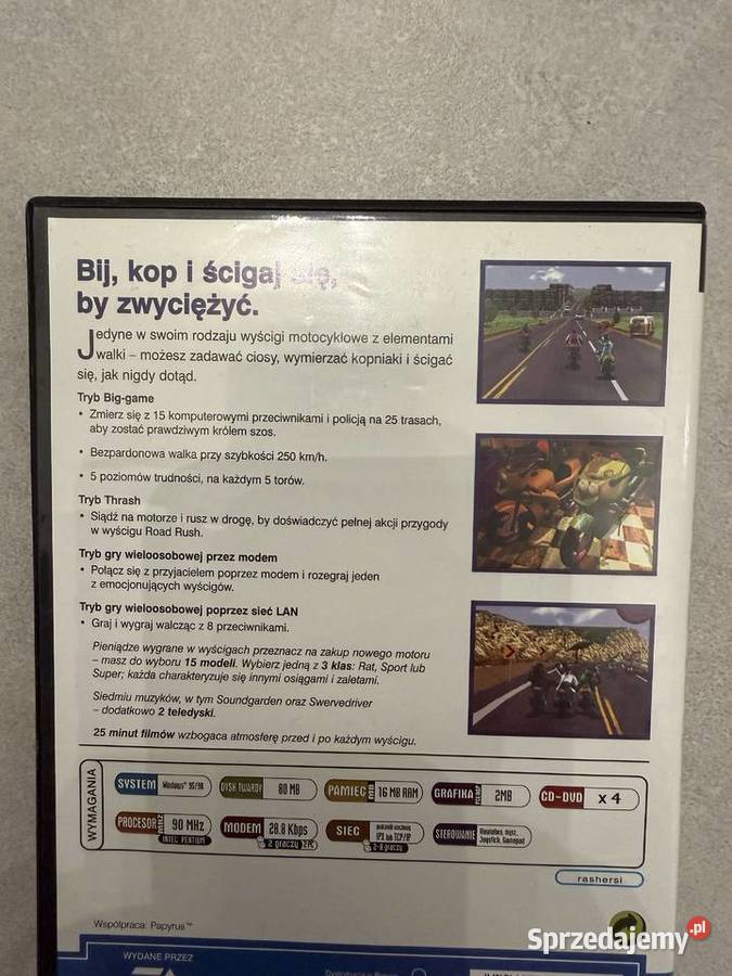 Road Rash PC mazowieckie Warszawa