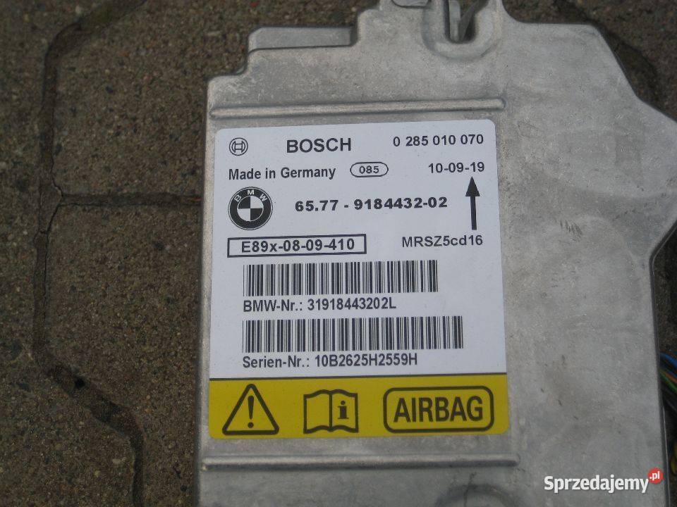 bmw x1 e84 0912r moduł sensor poduszek