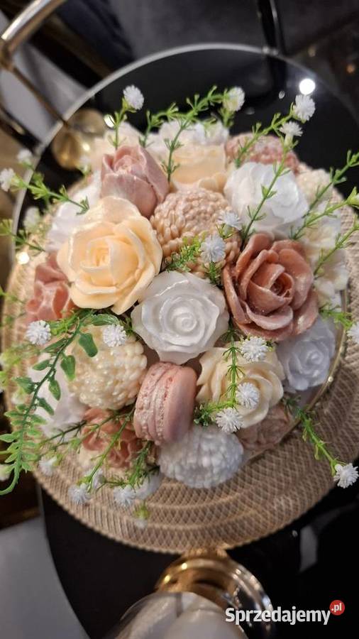 Piekny bukiet z mydła glicerynowego na prezent Warszawa