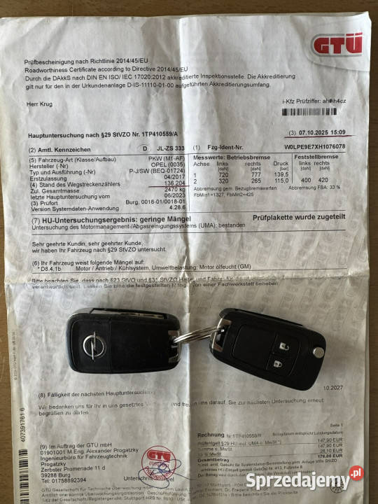Opel Zafira klimatyzacja