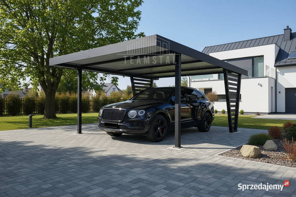 Carport V PREMIUM 5x45m Wypełnienie panelami Sprzedaż Sprzedaż Suwałki sprzedam