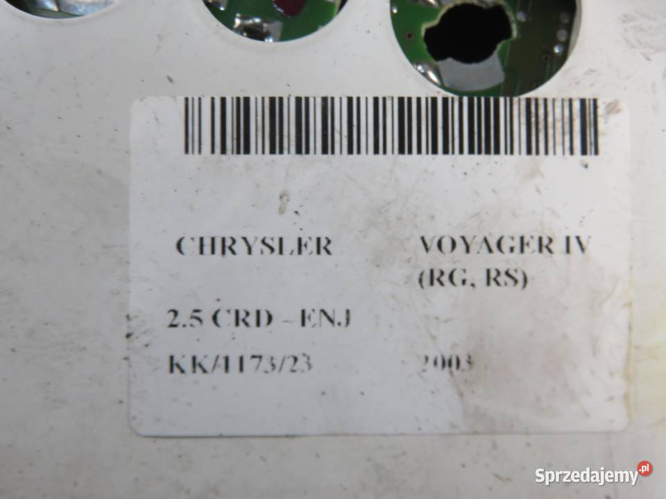 LICZNIK CHRYSLER VOYAGER IV 25 CRD P05082528AC małopolskie