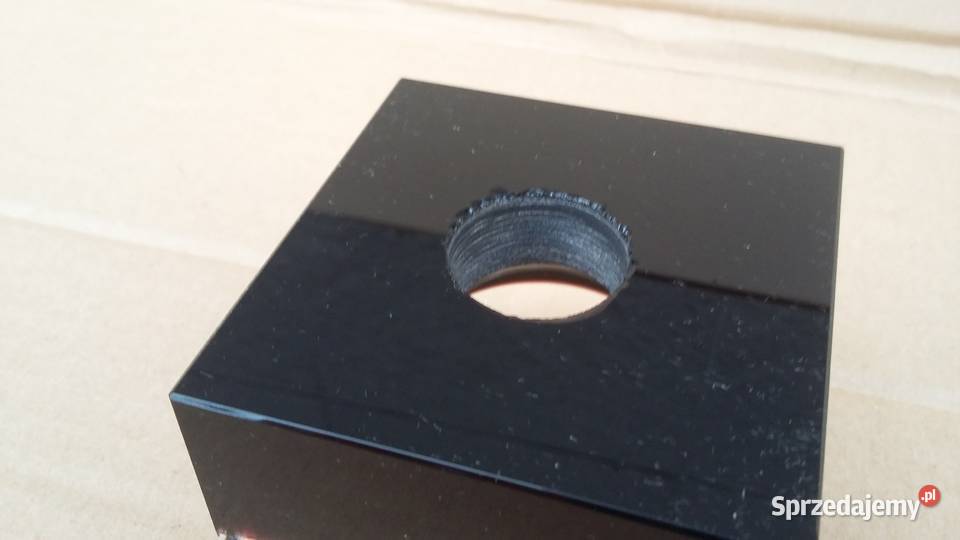 Klosz do lampy CZARNA przezroczysta KOSTKA na G9 Warszawa