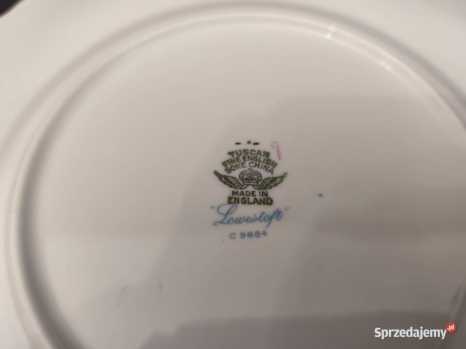 Patera angielska Tuscan Lowestoft Chełm