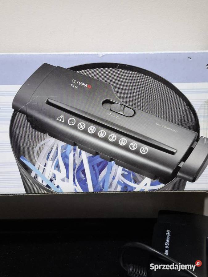 Olympia 14 niszczarka dokumentów papieru Pozostałe małopolskie Kraków sprzedam