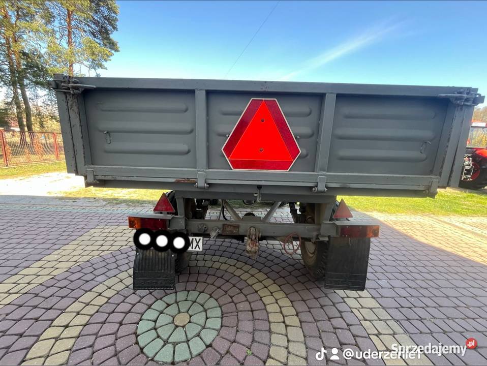 Przyczepa Autosan d732 4t wywrotka nieuszkodzony Wielgie sprzedam