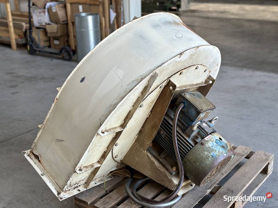Turbina odciągowa 11 kW wentylator do trocin Łabuńki Pierwsze