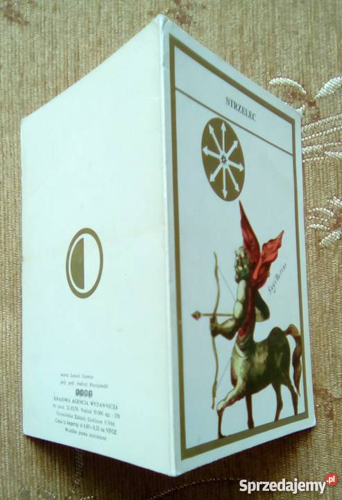 ZNAK ZODIAKU STRZELEC Z WIERSZEM LESZKA SZUMANA Pocztówki i karty telefoniczne Piszczac