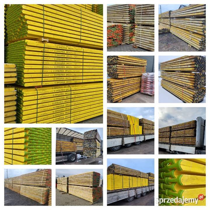 Szalunki stropowe Stemple budowlane Dźwigary Budowa śląskie Częstochowa sprzedam