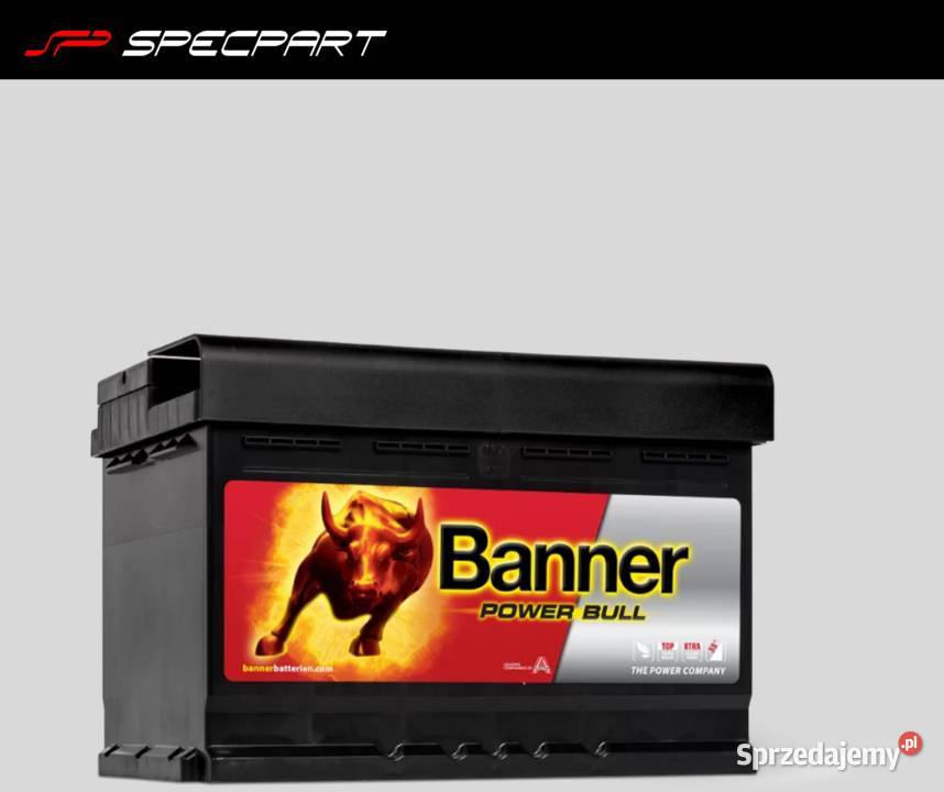 Akumulator Banner Power Bull 74Ah 680A EN PRAWY Rzeszów sprzedam