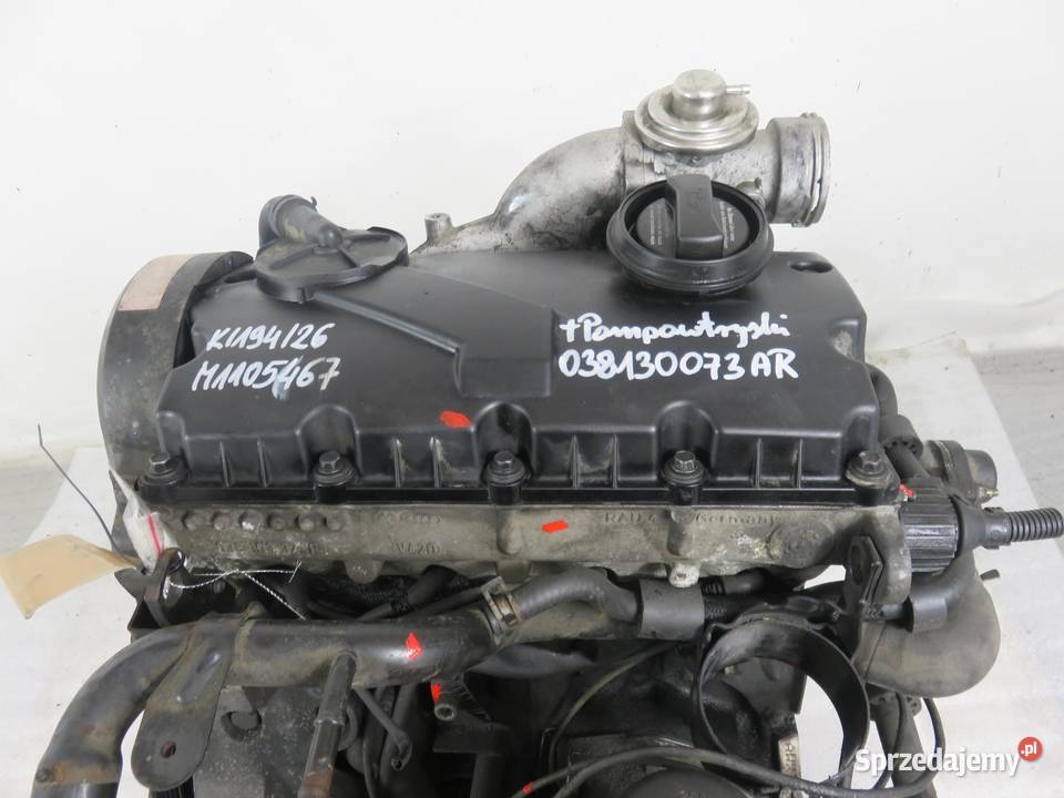 SILNIK AUDI A4 B6 8E5 19 TDI 130 AWX 038130073AR małopolskie