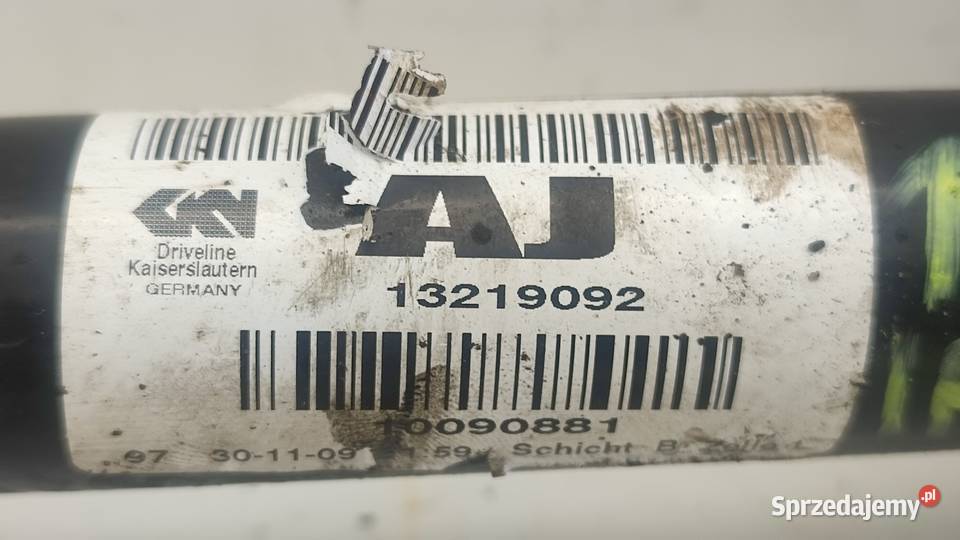 141OPEL INSIGNIA A 20 CDTI 160 PÓŁOŚKA PRZEGUB Motoryzacja Włoszczowa sprzedam