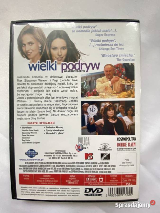 Wielki Podrywfilm na plycie DVD Lublin sprzedam