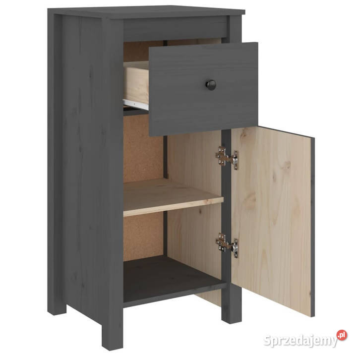 Szafka szara 40x35x80 lite drewno sosnowe mazowieckie Warszawa