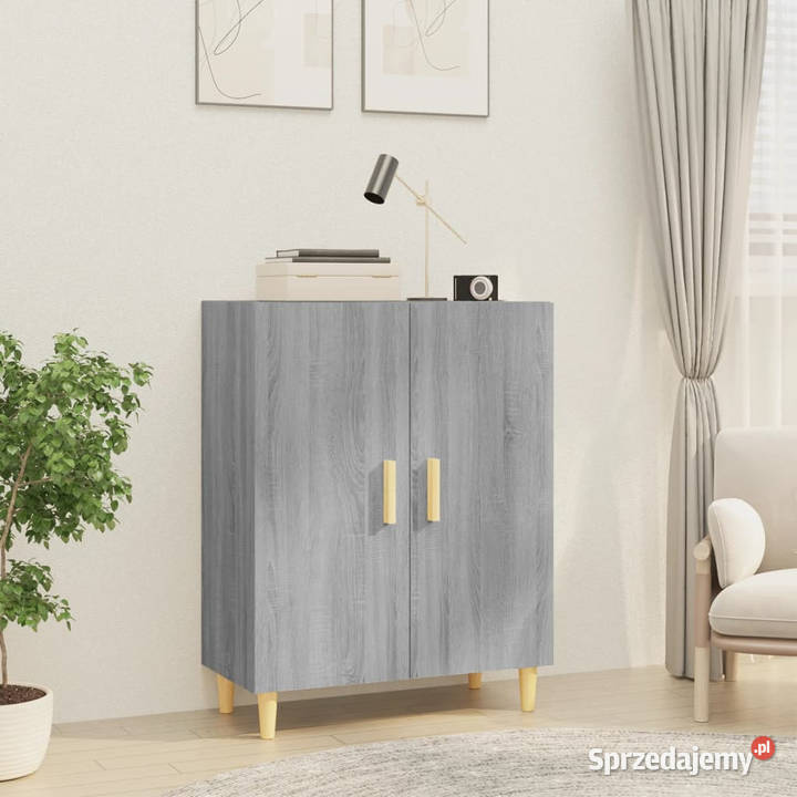 Szafka szary dąb sonoma 70x34x90 materiał