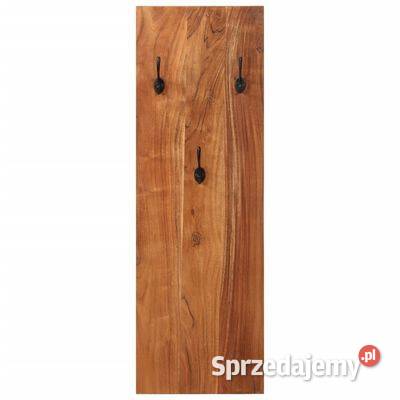 vidaXL Wieszaki ścienne 2 36x3x110 lite drewno Kurtki i płaszcze mazowieckie