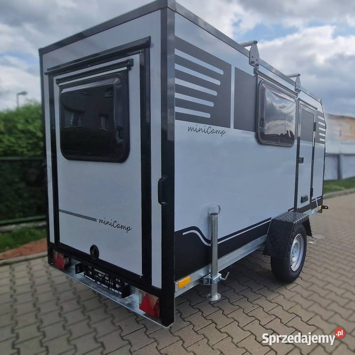 Mobilne Biuro OffROAD przyczepa na ryby wyprawę Leszno
