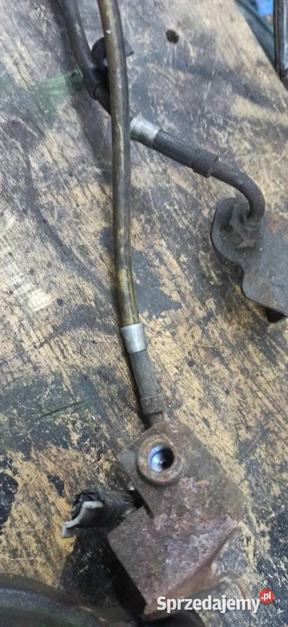 Przewody hamulcowe w oplocie osobowe Biała