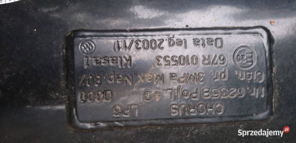 Butla gazowa samochodowa osobowe Elementy instalacji LPG Kraśnik