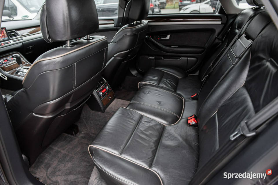 Audi A8 42i V8 350 250 Opłacona D3 20022010 szary Samochody osobowe Zwoleń