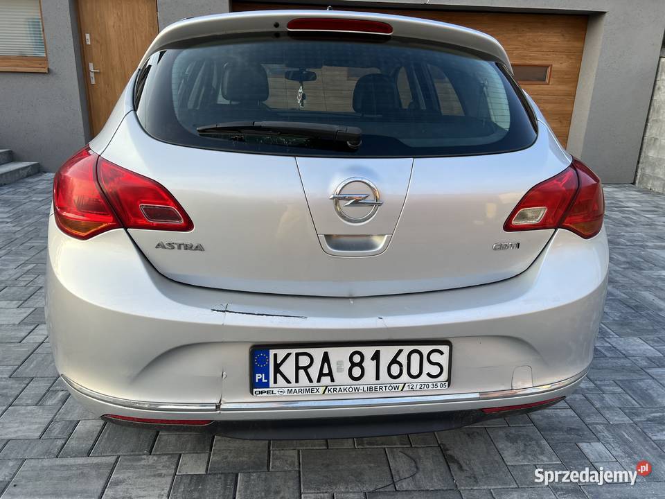 Opel Astra IV J 17 CDTI ECOTEC 110 177000 122014 małopolskie Kraków sprzedam