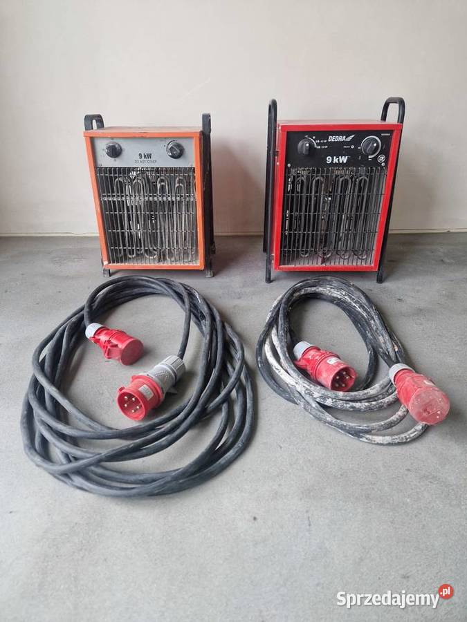 2 x Grzejnik elektryczny 9kW Dedra ded 9924