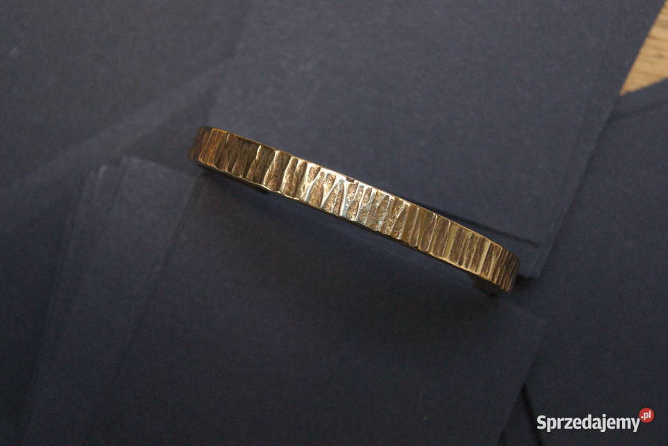 Bransoletka mosiądz rękodzieło artystyczne łódzkie Łódź