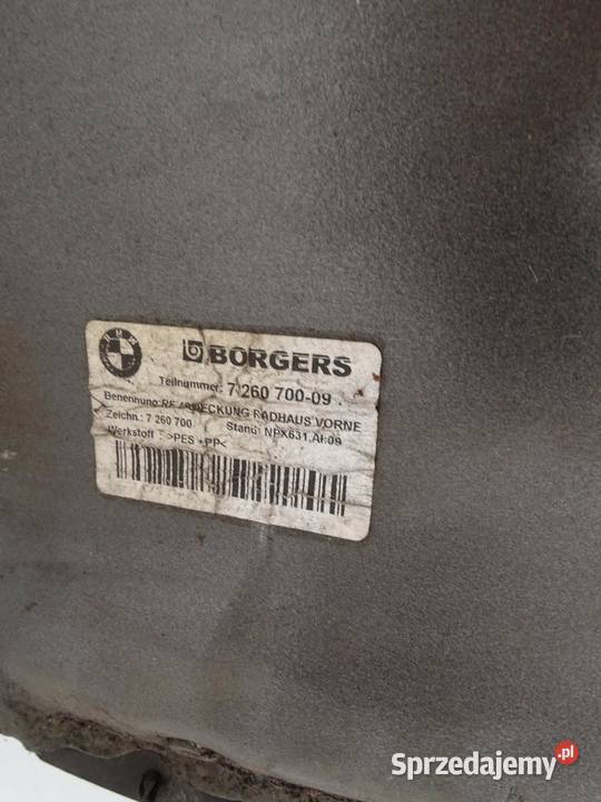 NADKOLE PRAWY PRAWE PRZÓD PRZEDNIE BMW F30 F31
