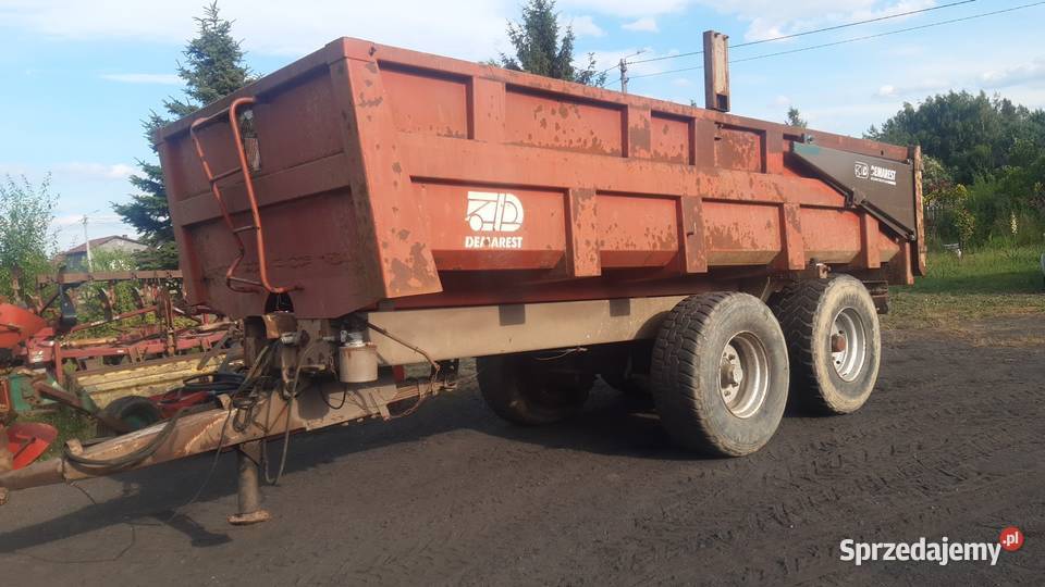 Przyczepa rolnicza wywrotka tandem nieuszkodzony Przyczepy rolnicze wielkopolskie sprzedam