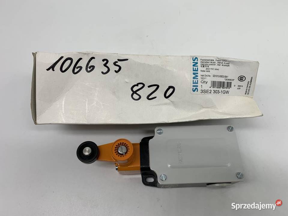 Siemens 3SE2 3031GW Limit switch Warszawa