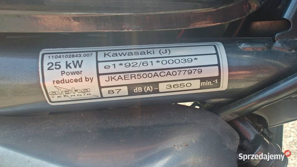 Kawasaki ER5 naked Sokołów Małopolski