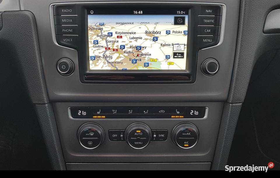 Volkswagen Golf VII 20 TDI 150 LOUNGE SerwisASO czujnik zmierzchu śląskie Rydułtowy