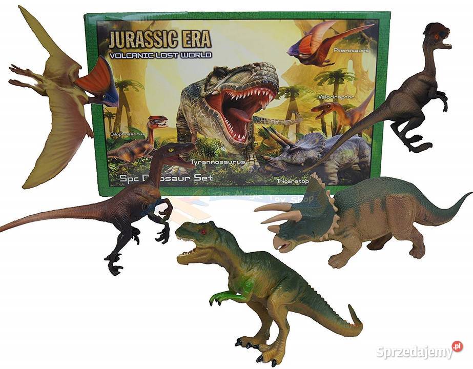 Dinozaury Zestaw 5 Figurki Tyranozaur TRex sprzedam
