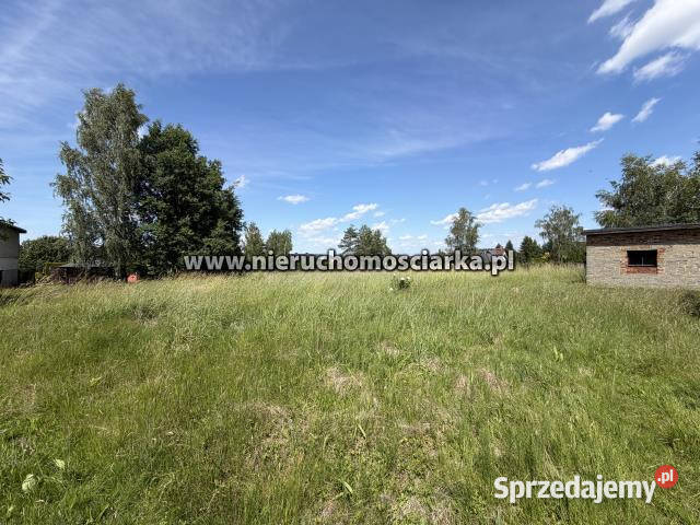 sprzedaży działki Czyżowice 1200m2 prąd