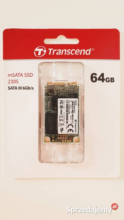 Dysk Transcend mSATA SSD 230S 64GB SATA III 6Gbs Dyski sprzedam