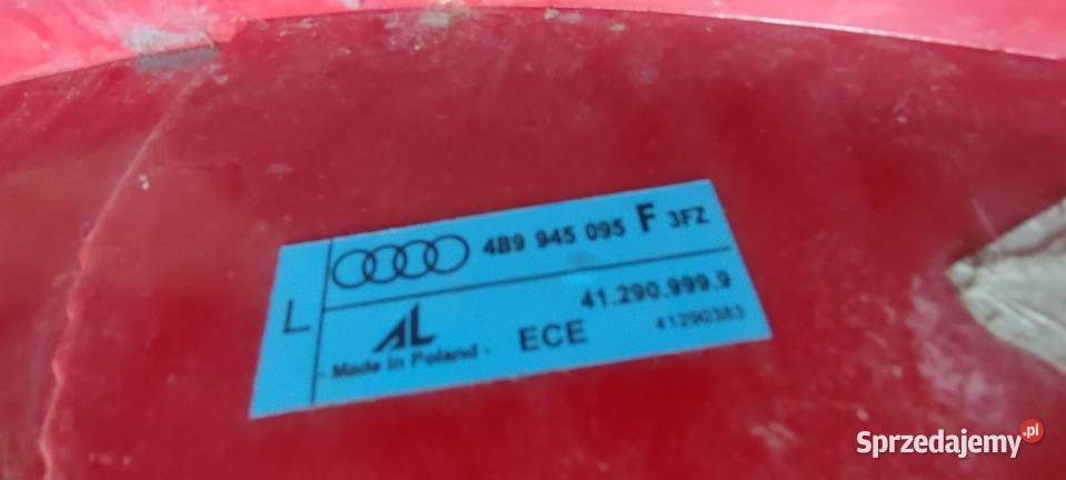 AUDI A6 C5 LAMPA TYLNA TYŁ 4B9945095F osobowe Trzebnica