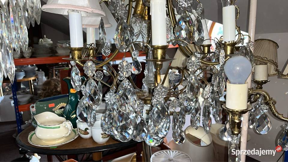 Żyrandol kryształowy podsufitowy Elektryczny Gdańsk