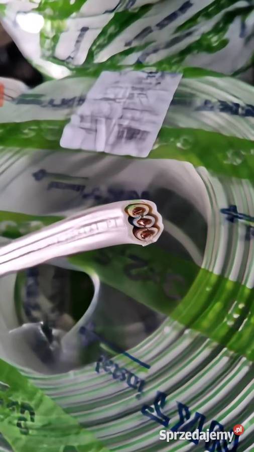Kable elektryczne przewody płaskie ydyp nkt 3x15 Daleszyce