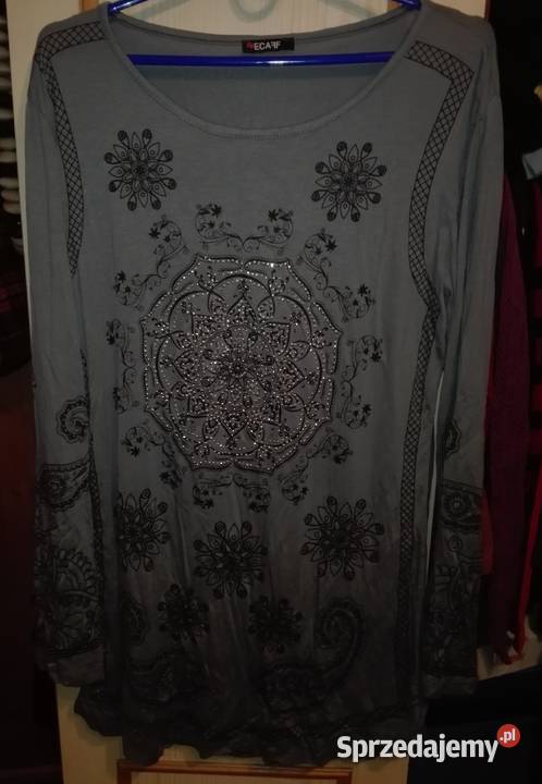 Bluzka szara grafitowa nowa M L XL 38 40 42