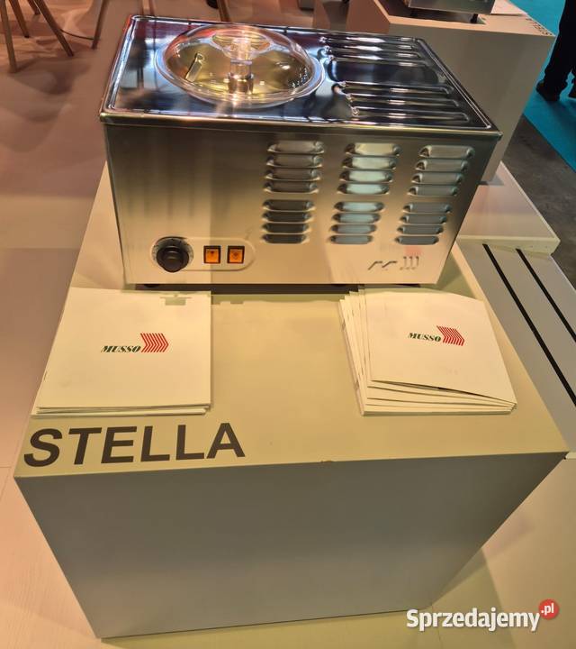 Mała maszyna do lodów gelato frezer MUSSO Stella świętokrzyskie Sandomierz