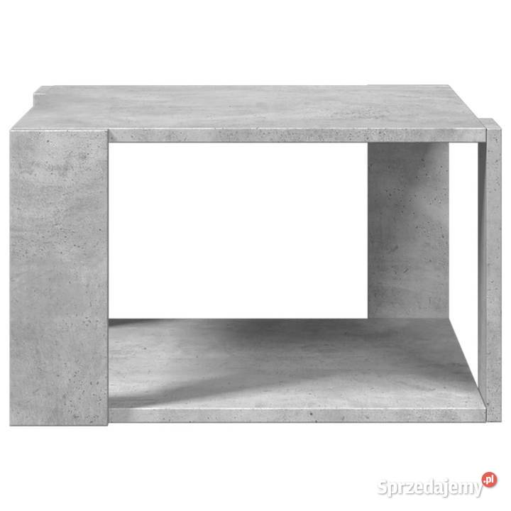 Stolik kawowy szarość betonu 515x515x30 WM848139 Stoły Warszawa