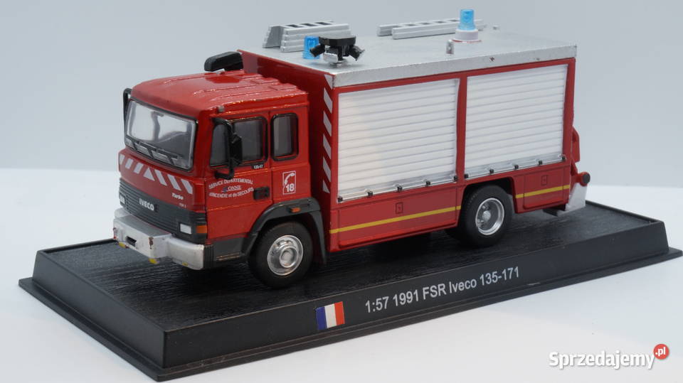 Samochód strażacki - IVECO FSR (1:57) STRAŻ Del Prado