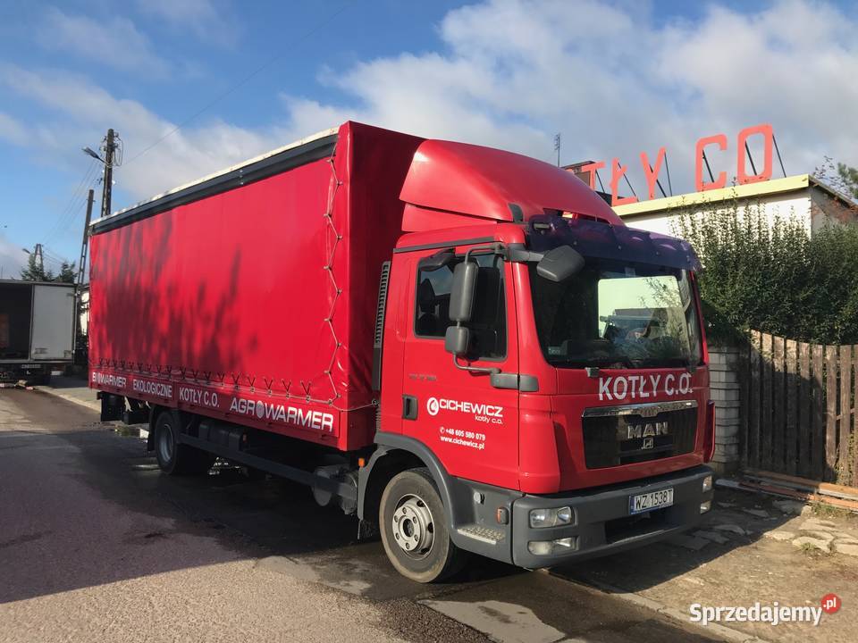 MAN TGL 12180 długa paka 7 m winda 420 m DMC mazowieckie