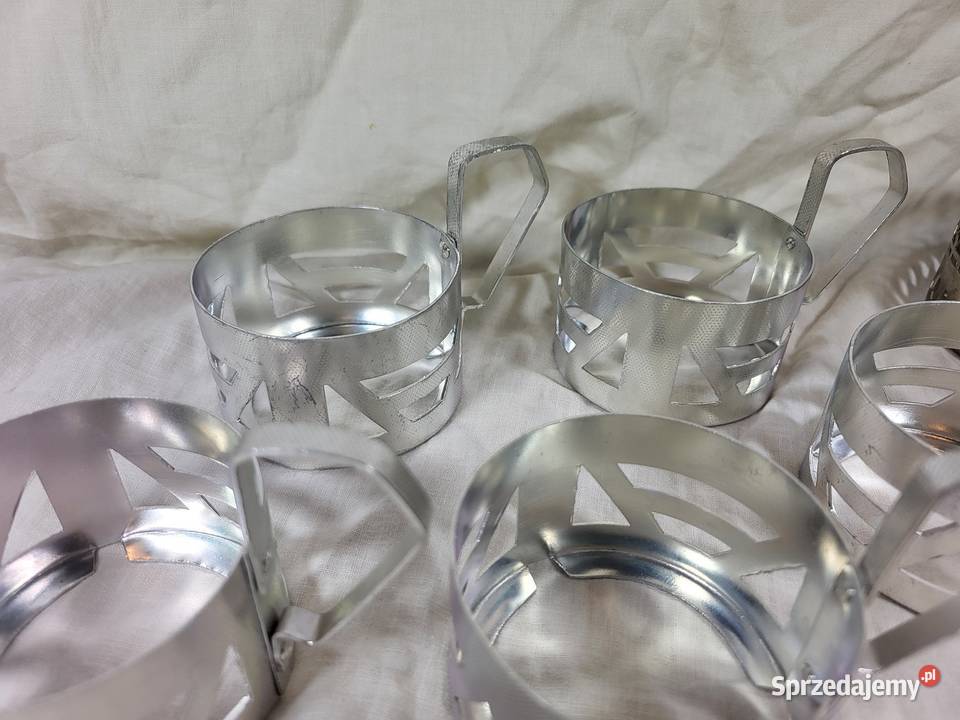 Koszyczki na szklanki PRL 2 zestawy Warszawa sprzedam