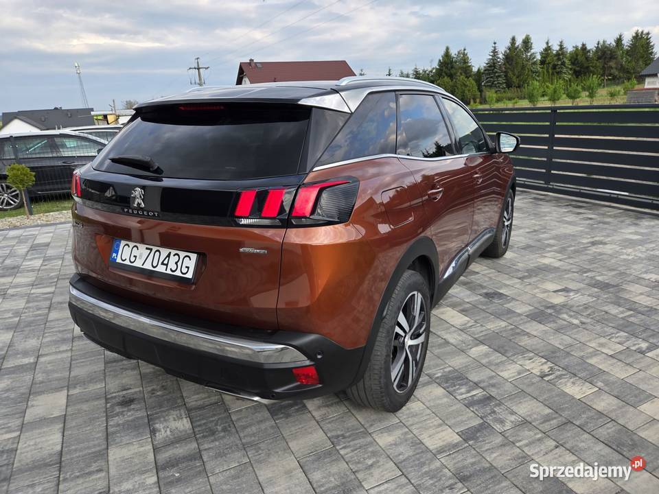 Peugeot 3008 GT Line Kamera Full Led Serwisowany brązowy