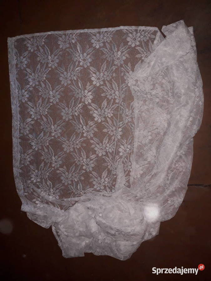 Firany PRL DUŻE 6 sztuk retro vintage śląskie sprzedam
